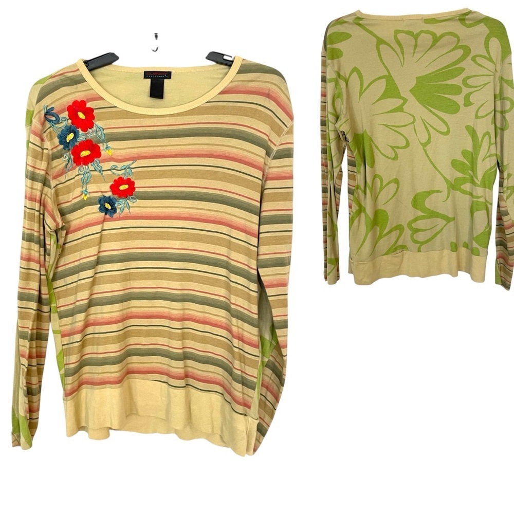 Custo Barcelona Striped and Floral Tops - Multicolor
